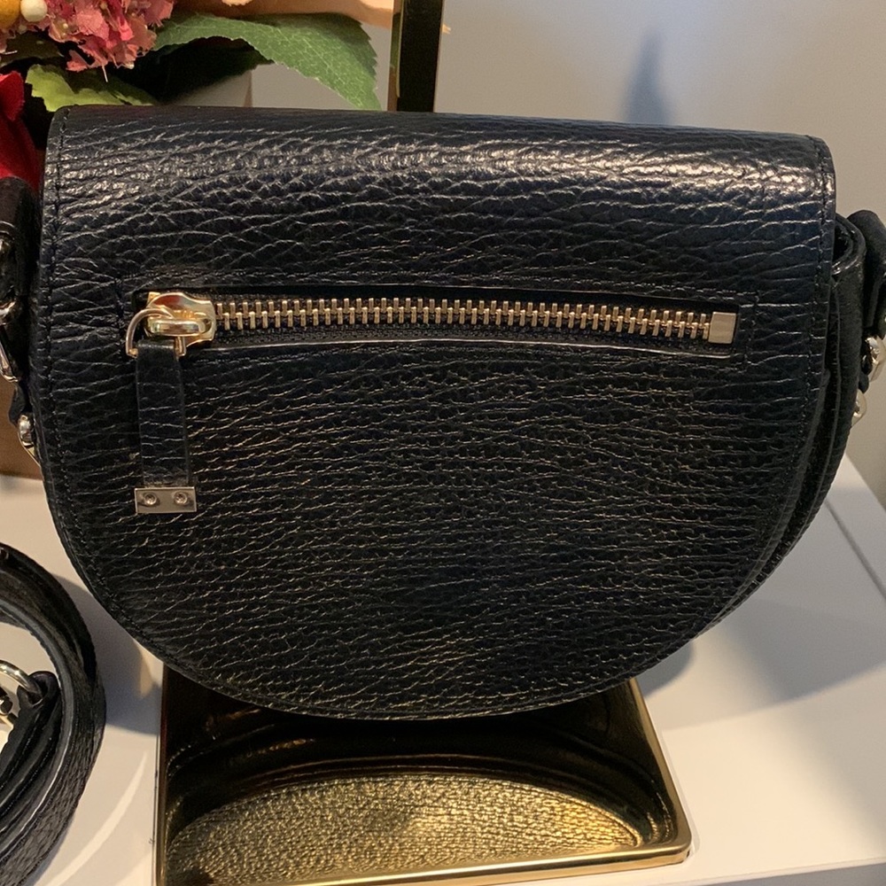 Rebecca Minkoff Black Leather Crossbody Bag in great Preloved condition - Picture 9 of 10